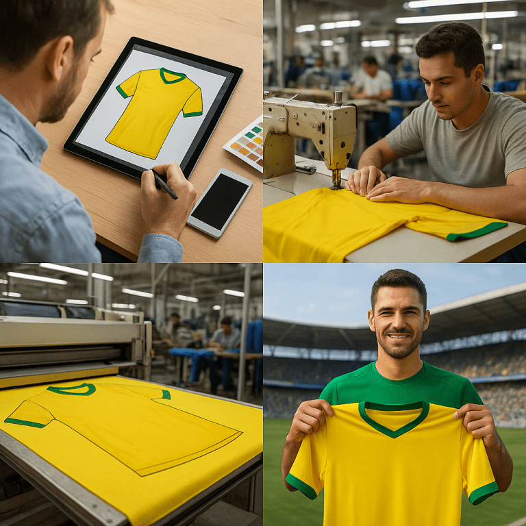 Jak powstaje koszulka meczowa – od projektu do premiery