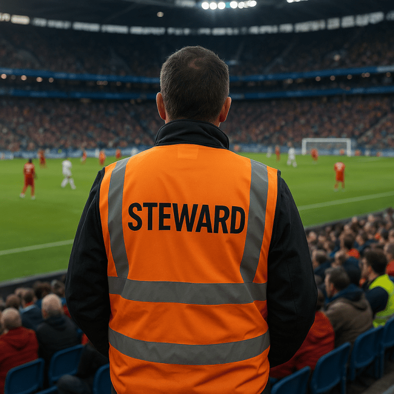 Jak wygląda dzień meczowy z perspektywy stewarda?