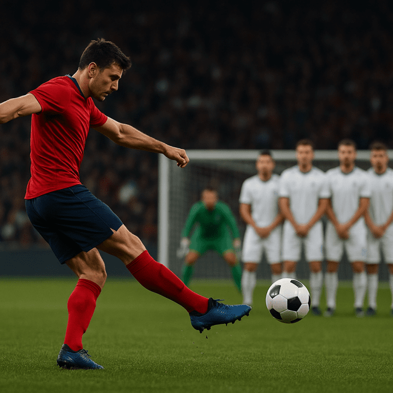 Ranking najpiękniejszych goli z rzutów wolnych