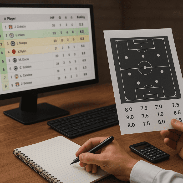 Jak powstają piłkarskie rankingi i noty meczowe