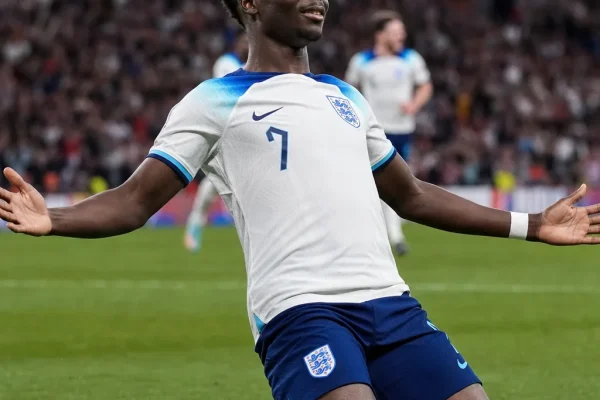 Bukayo Saka - piłka nożna - Anglia